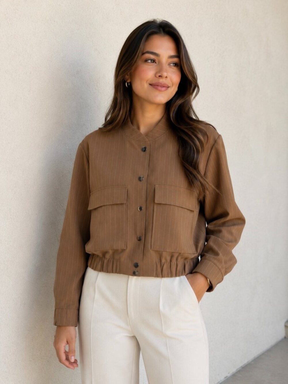 Express Tan NWT Blazer Suit Jacket - Size S